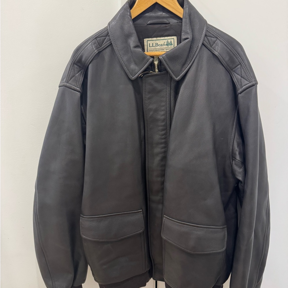 L.L. Bean Men's Goatskin Leather Jacket